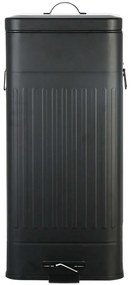 Κάδος Απορριμμάτων Antigua Soft Close 01-20040 27,5x36x66cm 30lt Black Estia Stainless Steel