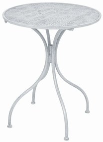 vidaXL Σετ Επίπλων Bistro 3 Τεμαχίων Γκριζωπό Λευκό Ατσάλινο