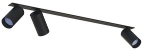 Φωτιστικό Οροφής - Σποτ Mono Surface 7835 3xGU10 10W Black Nowodvorski Μέταλλο,Πλαστικό