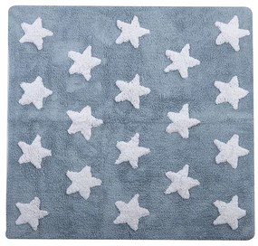 Χαλί Hugging Star Blue 100x100 - Nef-Nef Homeware