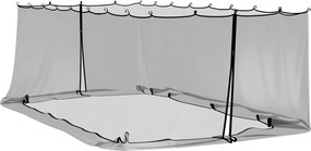 vidaXL Κουνούπι για Περίπτερο 220 mesh Μαύρο 6 x 3 x 2 m Πολυεστέρας