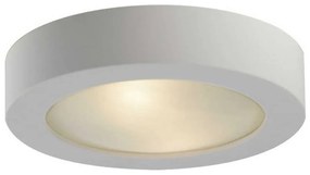 Φωτιστικό Οροφής - Πλαφονιέρα Gabriel I-GABRIEL/PL30R 2xE27 25W Φ30cm 6,5cm White Intec Plaster