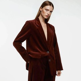 Σακάκι από απαλό βελούδο, Signature ANDREE