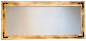 Καθρέπτης Τοίχου 552NOS2128 110x3x50cm Natural Aberto Design Wood, Glass