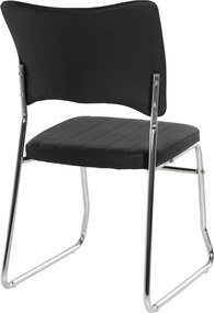 ΚΑΡΕΚΛΑ QUENTI HM1071.01 ΜΑΥΡΗ 47x54x84 εκ.