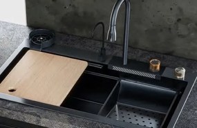 Sanitec Inox Nano Multi 108045 (80x45) - Πολυλειτουργικος Νεροχύτης Κουζινας