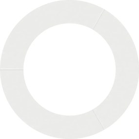 vidaXL κατάλληλο για επίπεδα δαχτυλίδια δέντρου 5 pcs Λευκό Ø60 / 90 εκ.