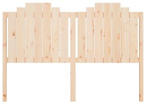 vidaXL Κεφαλάρι Κρεβατιού 166x4x110 εκ. από Μασίφ Ξύλο Πεύκου