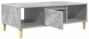 vidaXL Τραπεζάκι σαλονιού Σκυρόδεμα Γκρι 103,5 x 60 x 35 εκ