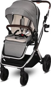 BABY STROLLER GLORY OPALINE GREY+ADAPTERS