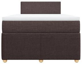 ΚΡΕΒΑΤΙ BOXSPRING ΜΕ ΣΤΡΩΜΑ ΣΚΟΥΡΟ ΚΑΦΕ 120X190 ΕΚ ΥΦΑΣΜΑΤΙΝΟ 3287391