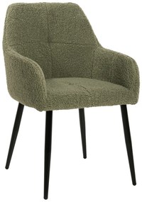 ΠΟΛΥΘΡΟΝΑ SHELLY HM8591.03 ΥΦΑΣΜΑ TEDDY ΦΥΣΤΙΚΙ-ΜΑΥΡΑ ΜΕΤΑΛΛΙΚΑ ΠΟΔΙΑ 57x55x87Yεκ.