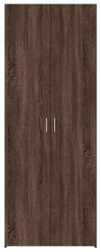 vidaXL Ντουλάπι Καφέ Δρυς 70x42,5x185 εκ. από Επεξεργασμένο Ξύλο