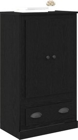 vidaXL Highboard Μαύρη Οξυά 60 x 35,5 x 103,5 εκ. Επεξεργασμένο Ξύλο