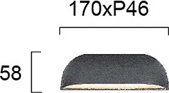 Απλίκα LED Εξωτερικού Χώρου Viokef Athens 4285900