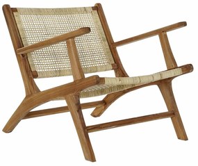 Κάθισμα DKD Home Decor MB-182316 Φυσικό Ανοιχτό καφέ Ξύλο Τικ 69 x 78 x 68 cm