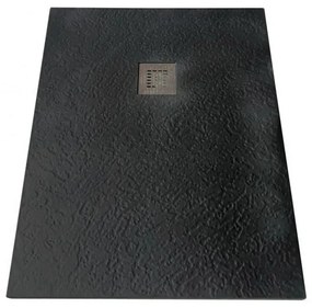 Sparke Essenza Ντουζιέρα Ακρυλική Ορθογώνια 90x120cm Μαύρο