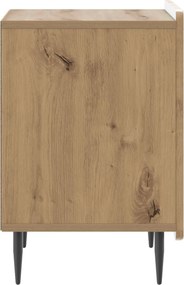 vidaXL Κομοδίνο 2 pcs Artisan Δρυς 43 x 34,5 x 52 εκ