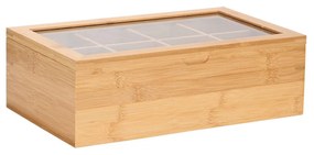 Κουτί 8 Θέσεων Με Καπάκι Bamboo Essentials 31x19x9εκ. Estia 01-27025