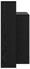 vidaXL Γραφείο με ράφι Μαύρη δρυς 100 x 40 x 90 cm Επεξεργασμένο ξύλο