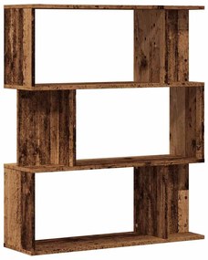 ντουλάπι βιβλίων vidaXL Παλιό ξύλο 80x24x96 cm Κατασκευασμένο ξύλο
