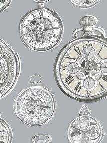 Ταπετσαρία τοίχου POCKET WATCH Charcoal