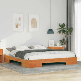 vidaXL Σκελετός Κρεβατιού Καφέ 180 x 200 cm
