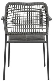 Καρέκλα Leana Fylliana Γκρί 56x59x80 εκ. 57x62x80 εκ.