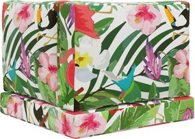 vidaXL Μαξιλάρι Καναπέ Εξωτερικού Χώρου 3 pcs πολύχρωμο Πολυεστέρας