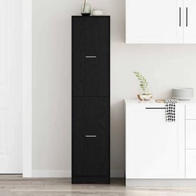 vidaXL Φαρμακοποιϊκή Ντουλάπα Μαύρη δρυς 40 x 41 x 174.5 εκ.