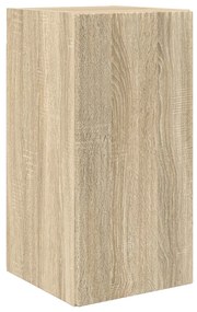 vidaXL Σετ επίπλου τηλεόρασης 2 pcs Δρύς Sonoma Επεξεργασμένο ξύλο