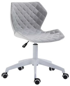 Καρέκλα Γραφείου BS1700-W Λευκό-Γκρι 01.0237 48X50X79-91εκ.