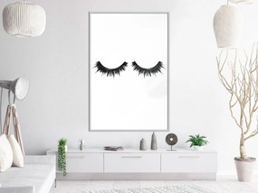 Αφίσα - False Eyelashes - 40x60 - Μαύρο - Με πασπαρτού