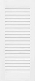 vidaXL Πόρτα ντουλαπιού Louvred Design Λευκό 61,5x29,5 cm