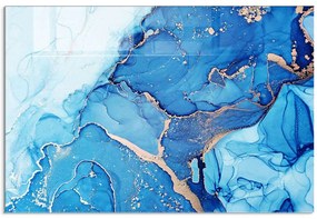 Πίνακας Γυάλινος 695CRS1193 100x70cm Multi Wallity Οριζόντιοι Glass