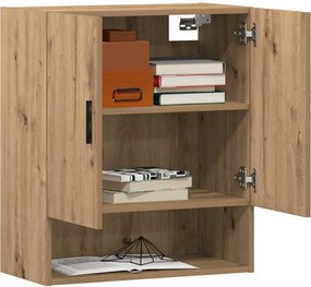 vidaXL Ντουλάπι Τοίχου τεχνίτης Δρυς 60x31x70 εκ. Επεξεργασμένο Ξύλο
