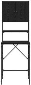 vidaXL Καμπίνα Πλυντηρίου Μαύρη Δρυς 68x48.5x194 cm