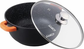 Heinner HR-SCO-A0332A Βαθιά Ανοξείδωτη Κατσαρόλα 10lt / 32cm 32x14.5 cm DARK LINE