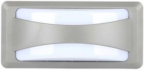 Απλίκα LED 12W 230V 1160lm 130° IP65 230x110x76mm Ψυχρό Λευκό Γκρι Σώμα 218247 V-TAC