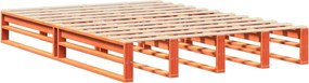 vidaXL Σκελετός Κρεβ. Χωρίς Στρώμα Καφέ Κεριού 120x200 εκ Μασίφ Πεύκο