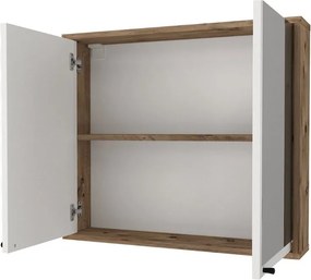Καθρέπτης μπάνιου Lilian Μegapap χρώμα atlantic pine 75x14,6x65εκ.