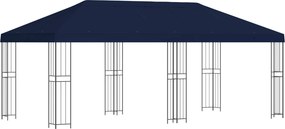 vidaXL Κήπος Γκαζebo 6 x 3 m Μπλε Πολυεστέρας και Χάλυβας 190 gsm