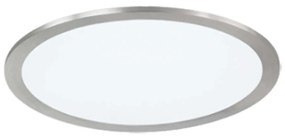 Φωτιστικό Οροφής - Πλαφονιέρα Griffin 657493007 15W Led Φ30cm Nickel Mat Trio Lighting Metal