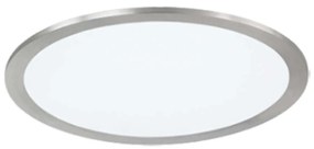 Φωτιστικό Οροφής - Πλαφονιέρα Griffin 657493007 15W Led Φ30cm Nickel Mat Trio Lighting Μέταλλο