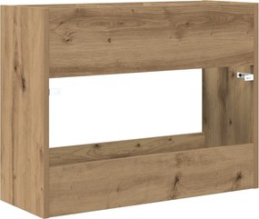 vidaXL Σχέδιο &amp; βάση αποθήκευσης Artisan Oak 65 x 24 x 50 εκ