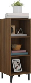 vidaXL Ντουλάπι Καφέ Δρυς 34,5x32,5x90 εκ. Επεξεργασμένο Ξύλο