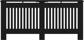 vidaXL Καπάκι Καλοριφέρ Μαύρη Οξυά 172 x 19 x 81,5 cm