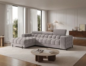 Γωνιακός καναπές Freyia-Gkri-Αριστερή