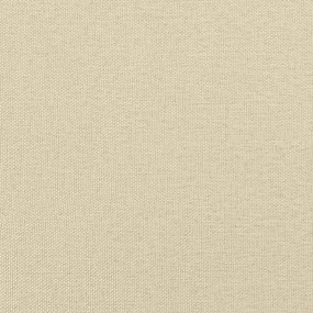 Οθωμανικό κρεβάτι με στρώμα Cream 120x190 cm Ύφασμα - Κρεμ