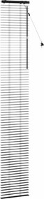 vidaXL Βενετσιάνικη Σκίαση Μαύρο 40 x 250 εκ. 35 mm